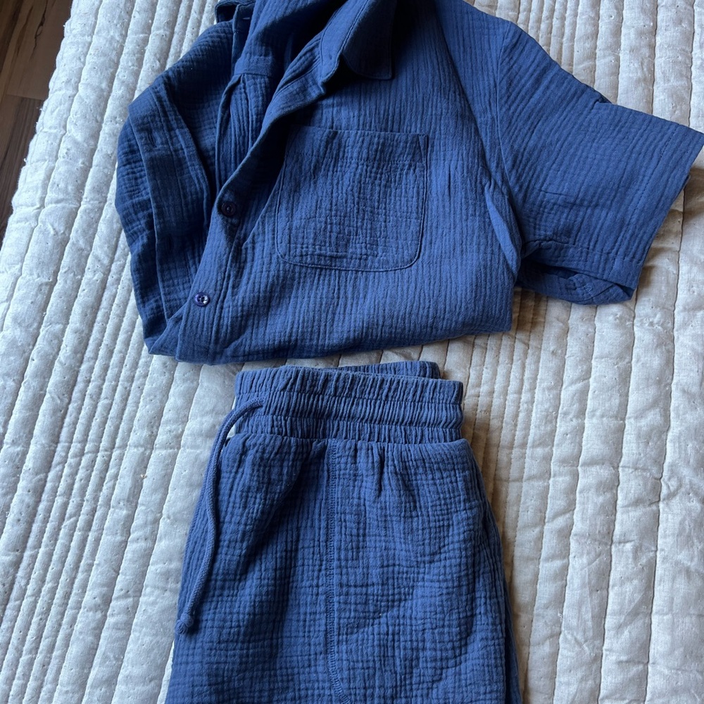 Z Supply Resort Casual Navy Blue Set